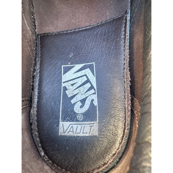 Damaged VANS VAULT SLIP-ON CAP LX Cut Paste Multi Pony-Hair Checkerboard Men 12 - Picture 13 of 13